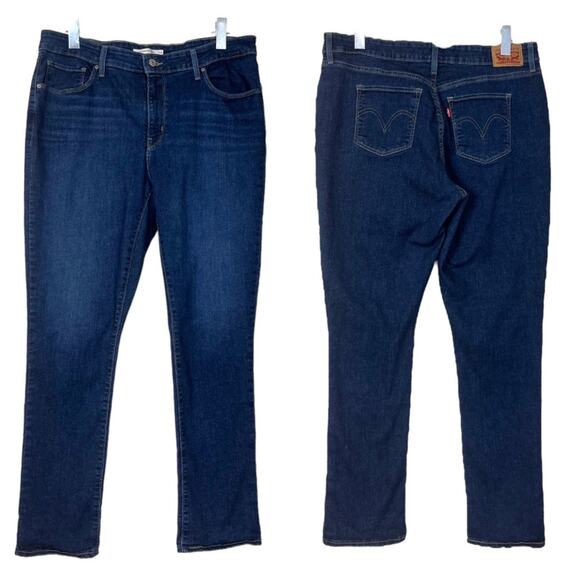 Levi’s Women’s Jeans Classic Mid Rise Skinny Ankle Dark Wash Size 34x30, 18 Plus - Picture 5 of 8